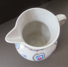 Load image into Gallery viewer, Scottish Buchan Pottery Portobello Stoneware Jug with Hearts Pattern
