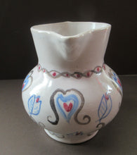Load image into Gallery viewer, Scottish Buchan Pottery Portobello Stoneware Jug with Hearts Pattern
