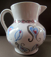 Load image into Gallery viewer, Scottish Buchan Pottery Portobello Stoneware Jug with Hearts Pattern
