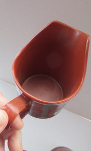 Scottie Wilson Part Coffee Set Royal Worcester. Coffee Pot, Sugar Bowl, Milk Jug 1960s
