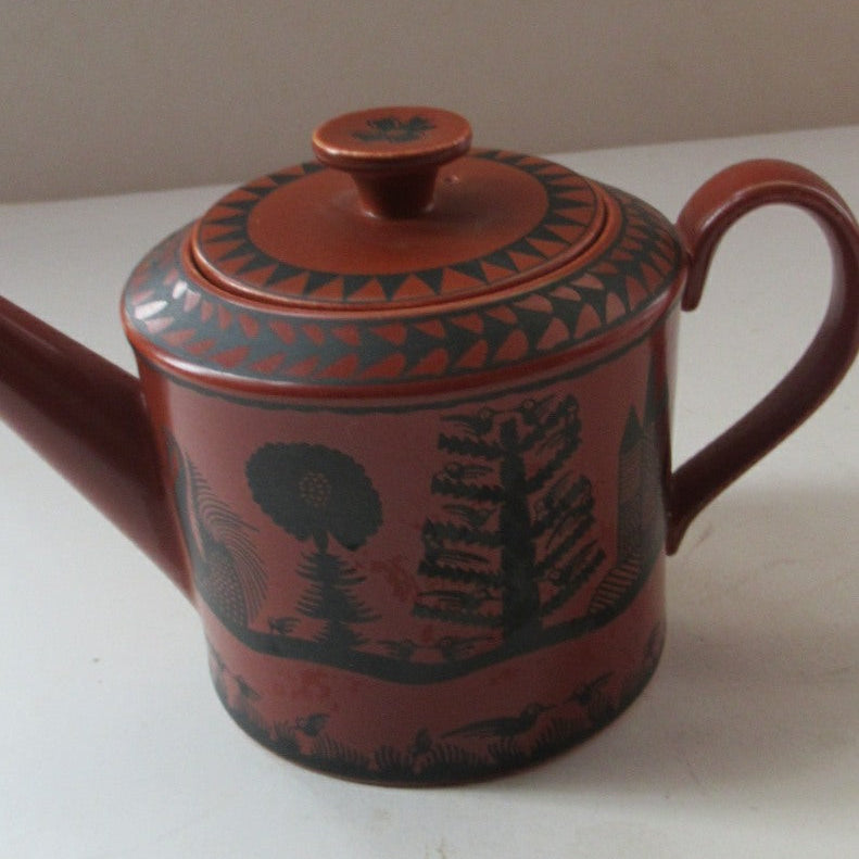 Rare Scottie Wilaon Royal Worcester Small Teapot 1960s