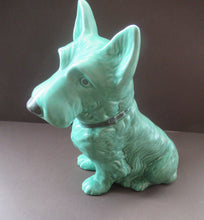 Load image into Gallery viewer, Vintage Sylvac Scottie Dog  Scottish Terrier Green No. 1209
