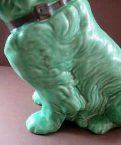 Vintage Sylvac Scottie Dog  Scottish Terrier Green No. 1209