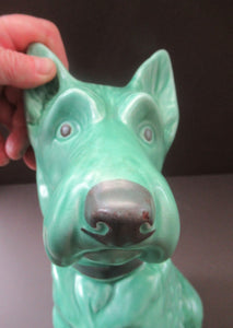 Vintage Sylvac Scottie Dog Scottish Terrier Green No. 1209
