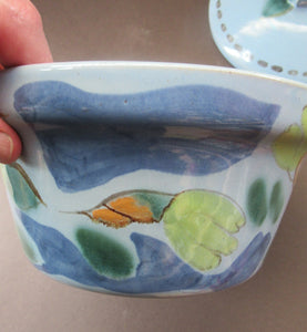 Vintage 1950s Lidded Serving Dish Buchan Pottery Edinburgh