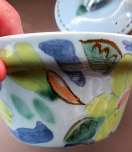 Vintage 1950s Lidded Serving Dish Buchan Pottery Edinburgh