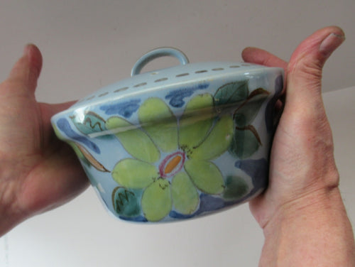 Vintage 1950s Lidded Serving Dish Buchan Pottery Edinburgh