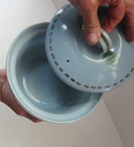 Vintage 1950s Lidded Serving Dish Buchan Pottery Edinburgh