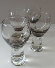 Load image into Gallery viewer, Four Caithness Glass Canisby Wine Glasses and Lybster Decanter 1960s
