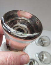 Load image into Gallery viewer, Four Caithness Glass Canisby Wine Glasses and Lybster Decanter 1960s
