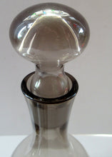 Load image into Gallery viewer, Four Caithness Glass Grey Canisbay Wine Glasses and Canisbay Decanter
