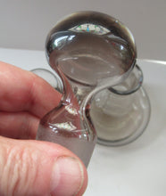 Load image into Gallery viewer, Four Caithness Glass Grey Canisbay Wine Glasses and Canisbay Decanter
