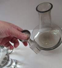 Load image into Gallery viewer, Four Caithness Glass Canisby Wine Glasses and Lybster Decanter 1960s
