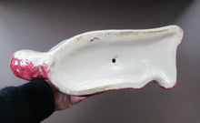 Load image into Gallery viewer, LARGE Antique Pair of Staffordshire Dogs Chimney Spaniels / Wally Dugs; 12 1/4 inches
