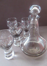 Load image into Gallery viewer, Four Caithness Glass Canisby Wine Glasses and Lybster Decanter 1960s
