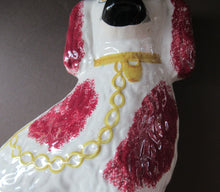 Load image into Gallery viewer, LARGE Antique Pair of Staffordshire Dogs Chimney Spaniels / Wally Dugs; 12 1/4 inches
