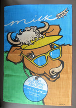 Load image into Gallery viewer, VINTAGE 1970s Irish Linen Tea Towel or Bar Cloth. MILK MARKETING BOARD
