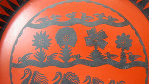 1960s Scottish Wilson Terracotta Side Plate for Royal Worcester 8 inches