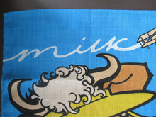 Load image into Gallery viewer, VINTAGE 1970s Irish Linen Tea Towel or Bar Cloth. MILK MARKETING BOARD
