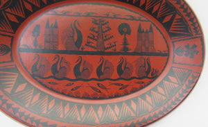Scottish Wilson Oval Serving Plate Royal Worcester 1960s
