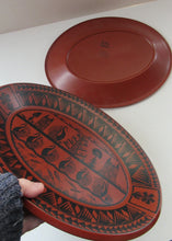 Load image into Gallery viewer, Scottish Wilson Oval Serving Plate Royal Worcester 1960s
