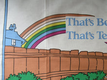 Load image into Gallery viewer, VINTAGE 1990s Cotton Tea Towel or Bar Cloth. TETLEYS TEA Advertising Cloth
