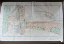 Load image into Gallery viewer, VINTAGE 1990s Cotton Tea Towel or Bar Cloth. TETLEYS TEA Advertising Cloth
