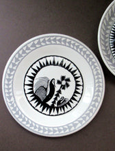 Load image into Gallery viewer, Scottish Wilson 1960s Black and White Royal Worcester Trio
