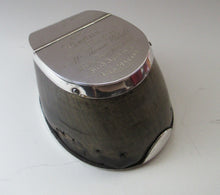 Load image into Gallery viewer, Antique VICTORIAN 1870s. TAXIDERMY Interest. Silver Plate Horse&#39;s Hoof Desk Tidy 
