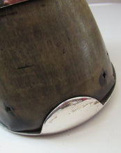 Load image into Gallery viewer, Antique VICTORIAN 1870s. TAXIDERMY Interest. Silver Plate Horse&#39;s Hoof Desk Tidy 
