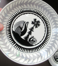 Load image into Gallery viewer, Scottish Wilson 1960s Black and White Royal Worcester Trio
