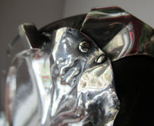 Load image into Gallery viewer, Antique VICTORIAN 1870s. TAXIDERMY Interest. Silver Plate Horse&#39;s Hoof Desk Tidy 

