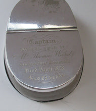 Load image into Gallery viewer, Antique VICTORIAN 1870s. TAXIDERMY Interest. Silver Plate Horse&#39;s Hoof Desk Tidy
