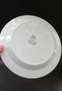 Vintage 1960s SCOTTIE WILSON Black and White Side Plate for  ROYAL WORCESTER. 8 inches