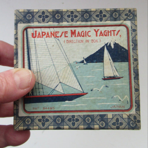 1920s Japanese Magic Yachts in Original Box Rare