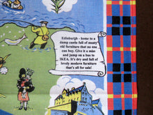 Load image into Gallery viewer, 1999 Opening of Ikea In Scotland Souvenir Tea Towel or Bar Cloth
