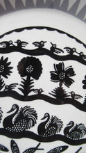 Load image into Gallery viewer, Vintage 1960s SCOTTIE WILSON Black and White Side Plate for  ROYAL WORCESTER. 8 inches
