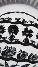 Load image into Gallery viewer, Vintage 1960s SCOTTIE WILSON Black and White Side Plate for  ROYAL WORCESTER. 8 inches
