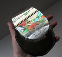 Load image into Gallery viewer, Antique VICTORIAN 1870s. TAXIDERMY Interest. Silver Plate Horse&#39;s Hoof Desk Tidy 
