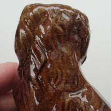 Load image into Gallery viewer, Small Miniature Treacle Glaze Kings Charles Spaniel Miniature Staffordshire Dog
