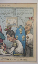 Load image into Gallery viewer, Turkish History Georgian Satirical Print George IV Image 1828

