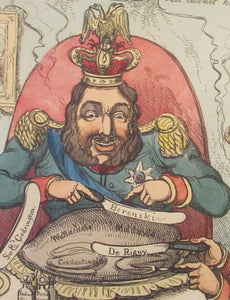 Turkish History Georgian Satirical Print George IV Image 1828