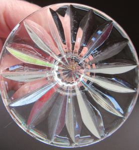 Six Matching Set of Edinburgh Crystal Small Wine Glasses