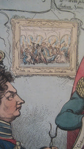 Turkish History Georgian Satirical Print George IV Image 1828