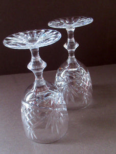 Pair of Edinburgh Crystal Glasses 5 1/4 inches