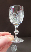 Load image into Gallery viewer, Six Matching Set of Edinburgh Crystal Small Wine Glasses
