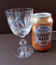 Load image into Gallery viewer, Six Matching Set of Edinburgh Crystal Small Wine Glasses
