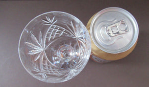Six Matching Set of Edinburgh Crystal Small Wine Glasses