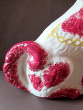 Load image into Gallery viewer, LARGE Antique Pair of Staffordshire Dogs Chimney Spaniels / Wally Dugs; 12 1/4 inches
