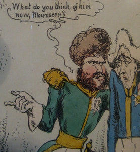 Georgian Satirical Print Greek Crown Leopold I Little Pickle Decline Greek Article 1830